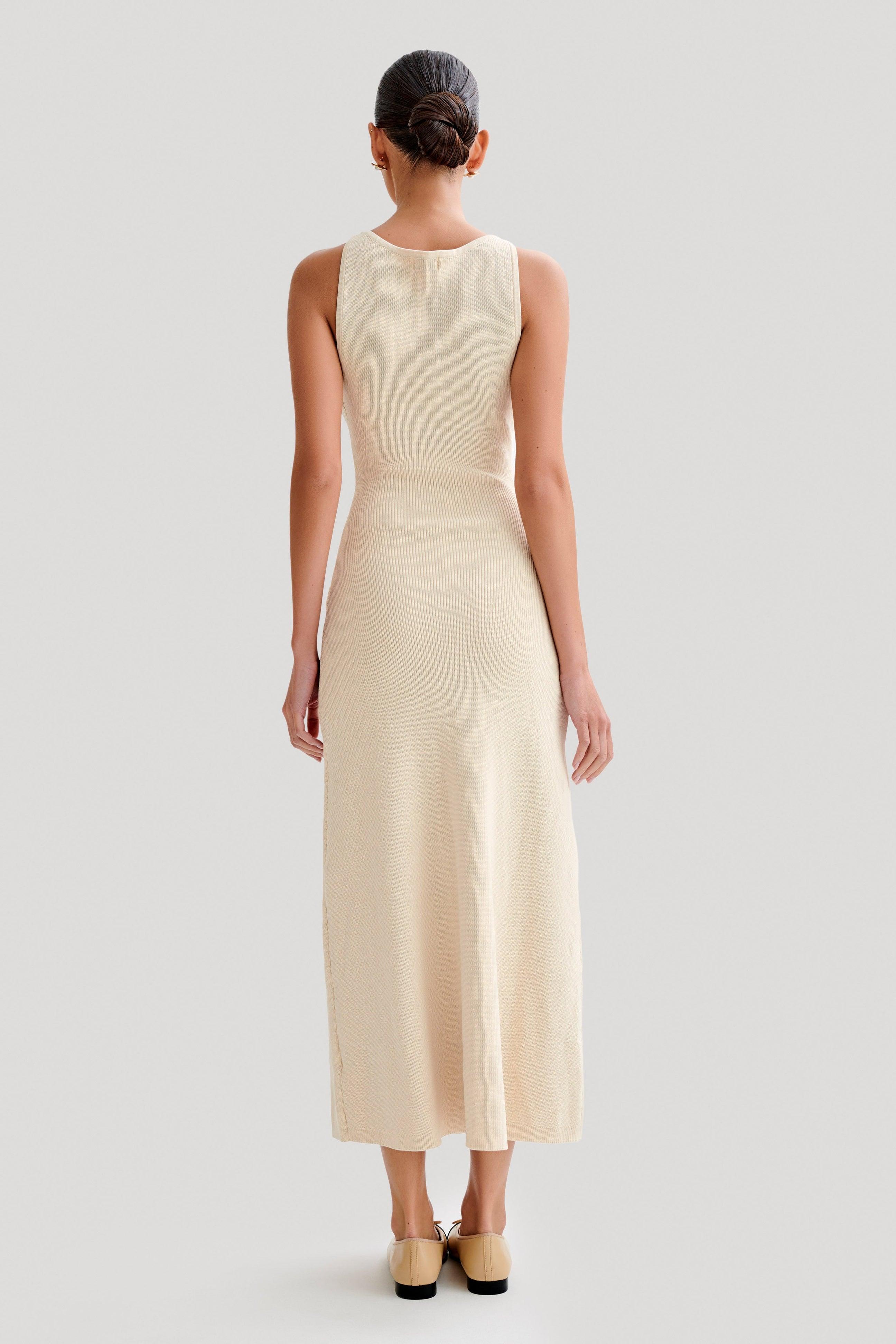 Parfait Élégance™ | ROBE MAXI SANS MANCHES AVEC BOUTONS