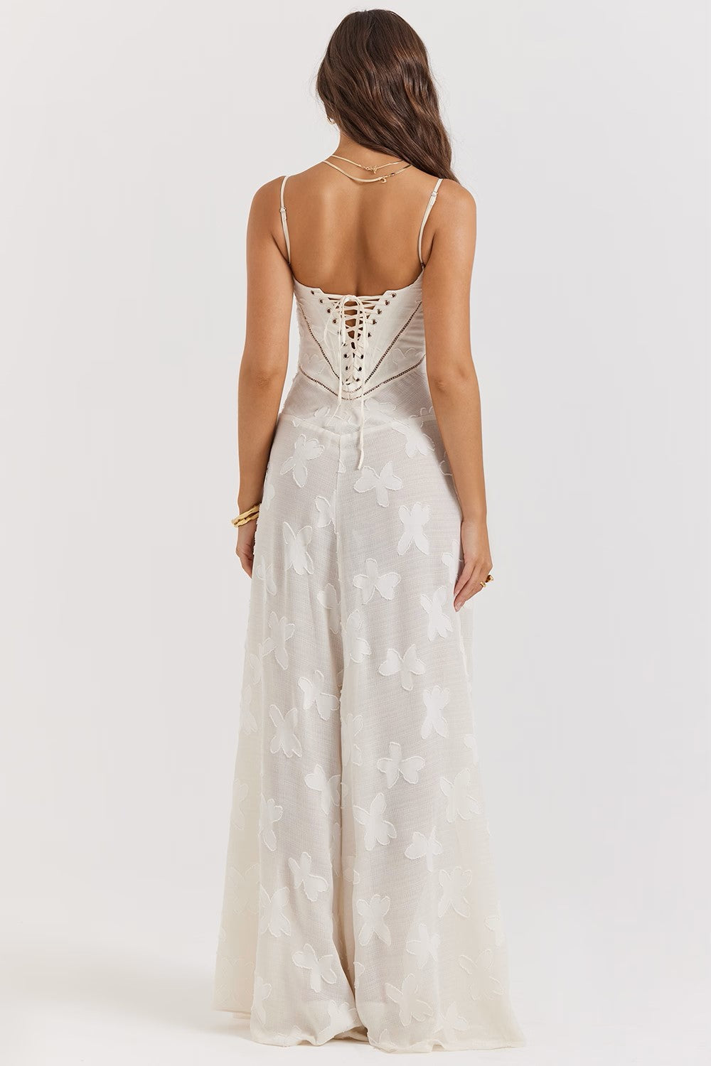 Parfait Élégance™ | ROBE MAXI ROMANTIQUE AVEC DENTELLE FLORALE